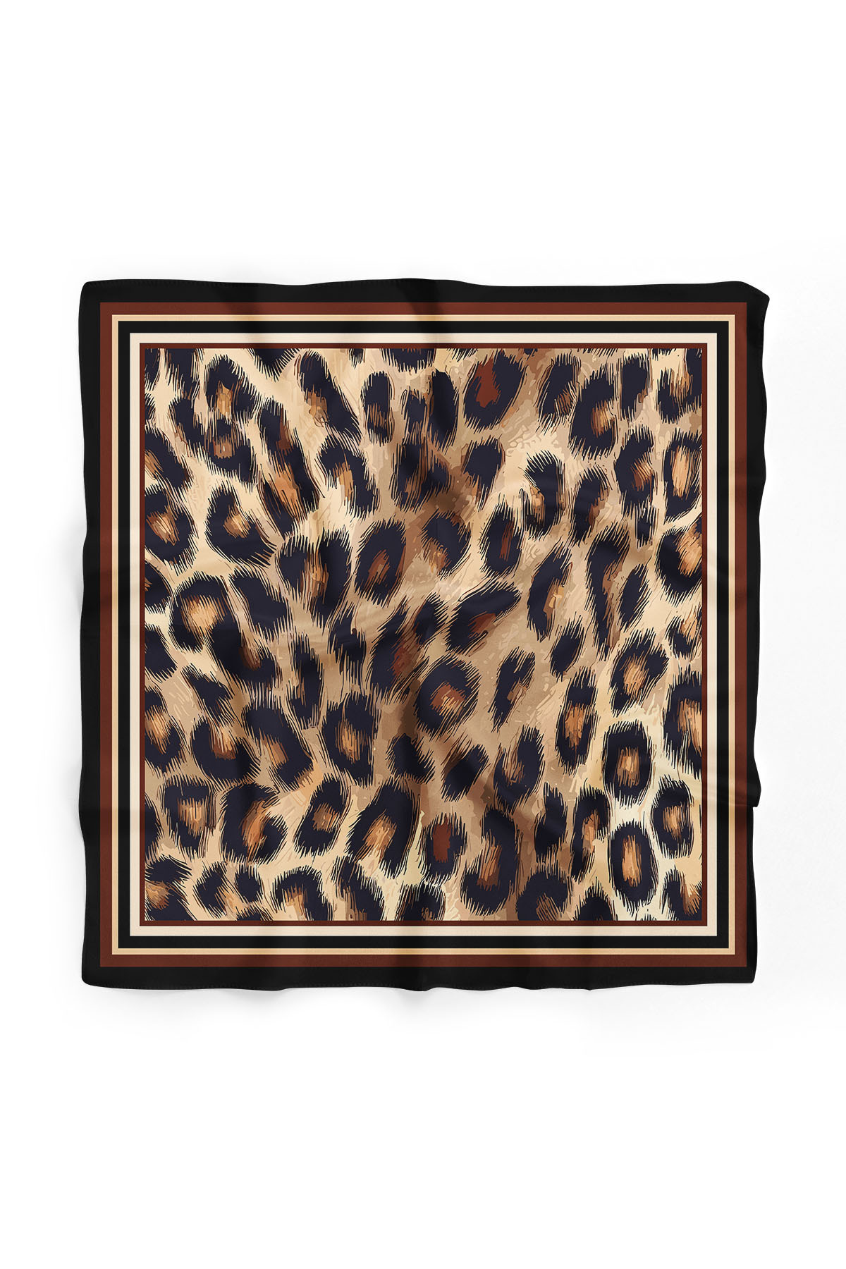 Leopar Kadın Fular Bandana