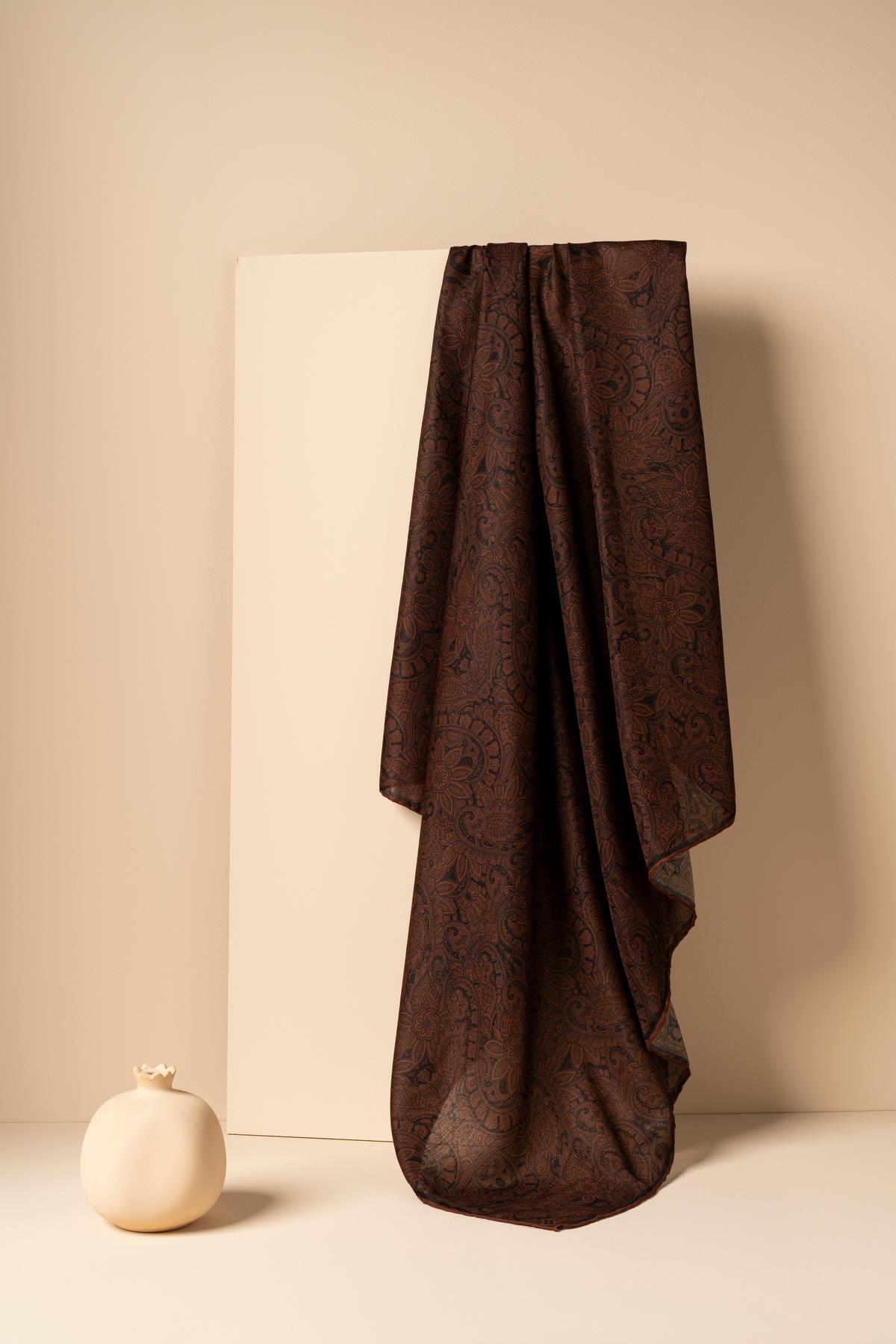 Kadın Etnik Desen Soft Eşarp Hattena